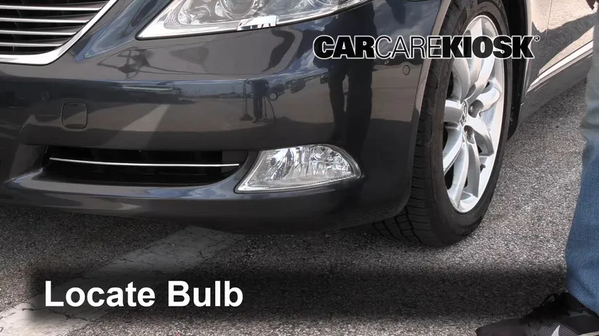 2008 Lexus LS460 4.6L V8 Lights Fog Light (replace bulb)